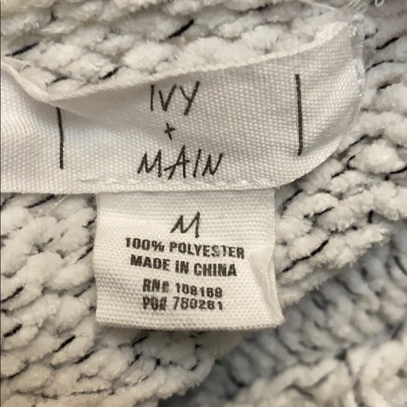 Tilly’s Ivy + Main White & Black Soft Knit - Picture 8 of 12